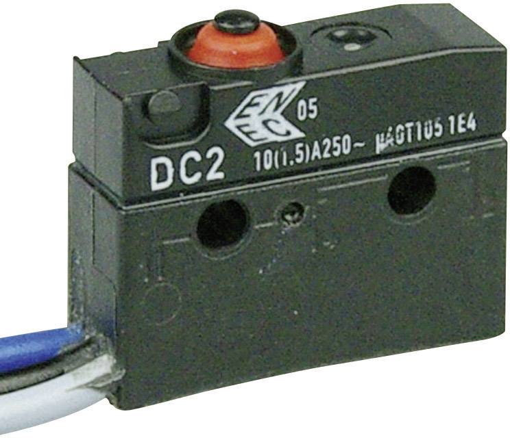 ZF Mikroschalter 250 V/AC 10 A 1 x Ein/(Ein) Cherry Switches DC2C-C3AA IP67 tastend 1 St.