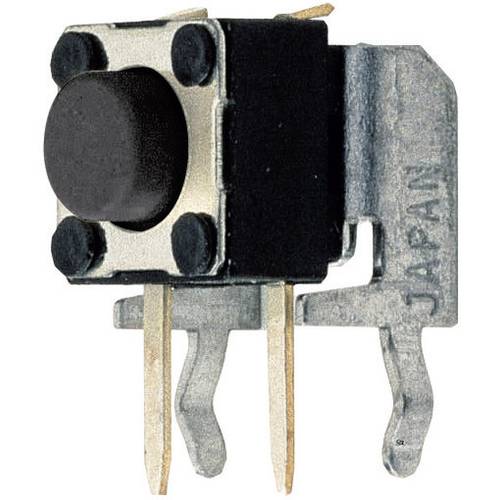 Weltron T632 T632 Drucktaster 24 V/DC 0.05 A 1 x Aus/(Ein) tastend (L x B x H) 6 x 6 x 6.5 mm 1 St.