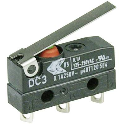 ZF DC3C-A1LC Mikroschalter DC3C-A1LC 250 V/AC 0.1 A 1 x Ein/(Ein) IP67 tastend 1 St. 