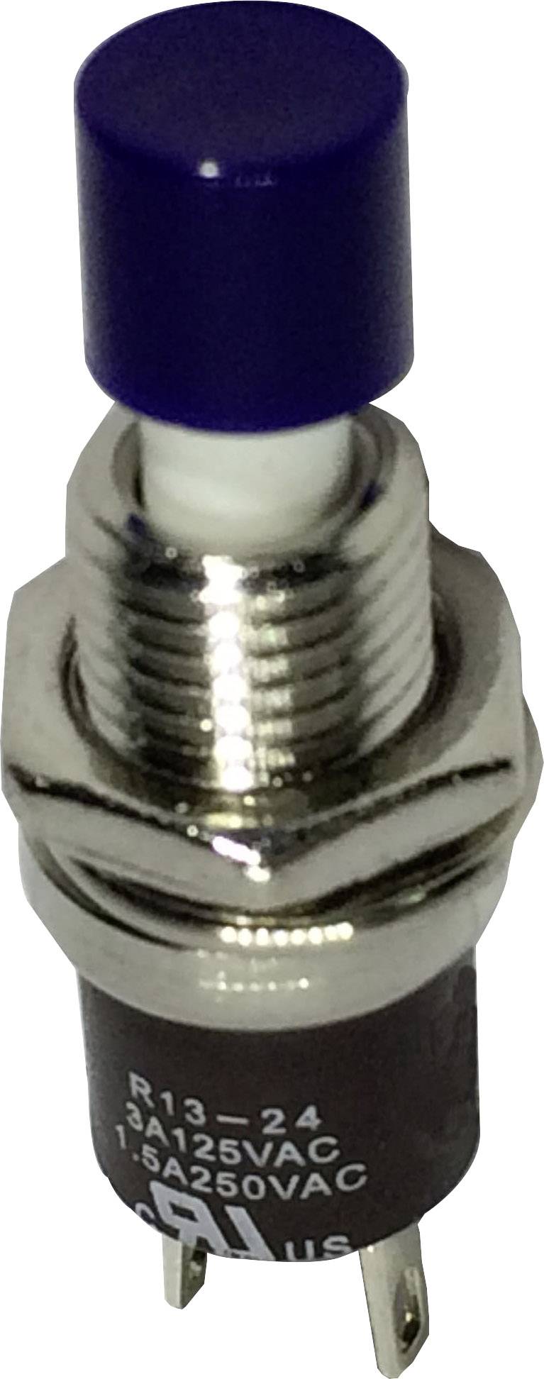 TRU COMPONENTS 1587872 TC-R13-24A1-05-BL Drucktaster 250 V/AC 1.5 A 1 x Aus/(Ein) tastend 1 St.