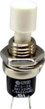 TRU COMPONENTS 1587873 TC-R13-24A1-05-WT Drucktaster 250 V/AC 1.5 A 1 x Aus/(Ein) tastend 1 St.
