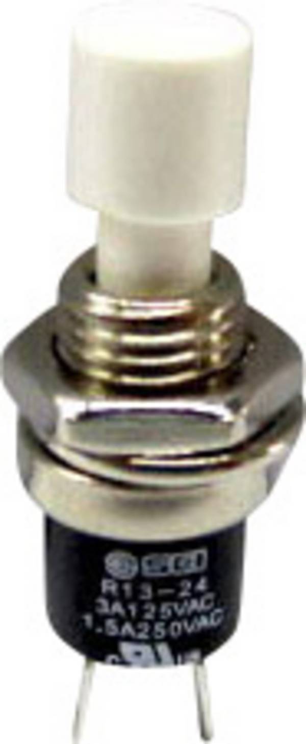 TRU COMPONENTS 1587873 TC-R13-24A1-05-WT Drucktaster 250 V/AC 1.5 A 1 x Aus/(Ein) tastend 1 St.