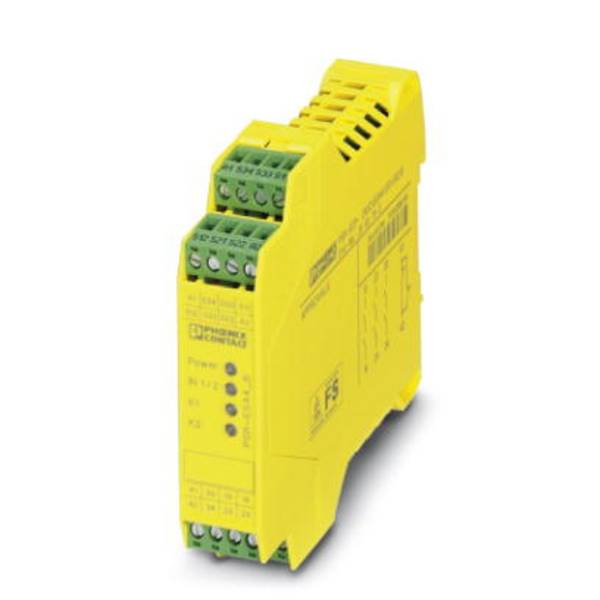 Sicherheitsrelais PSR-SPP- 24UC/ESA4/3X1/1X2/B Phoenix Contact Betriebsspannung: 24 V/DC, 24 V/AC 3 Schließer (B x H x T) 22.5 x 112 x 114.5 mm Mit Meldestrompfad 1 St.