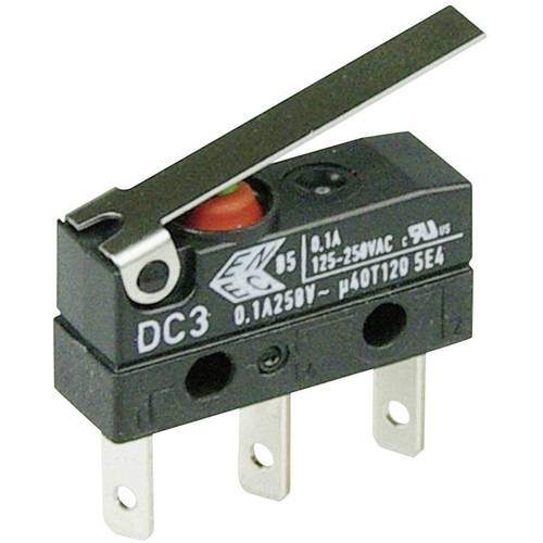 ZF DC3C-L1LC Mikroschalter DC3C-L1LC 250 V/AC 0.1 A 1 x Ein/(Ein) IP67 tastend 1 St.