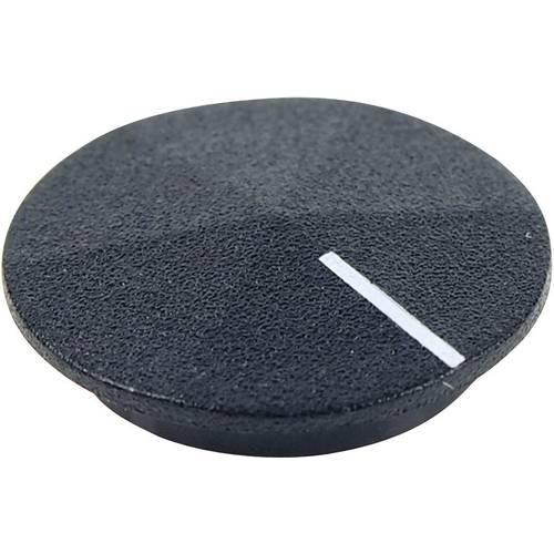 Cliff CL177801 Abdeckkappe mit Zeiger Schwarz, Weiß Passend für (Serie-Knöpfe) Drehschalter K12 1 St.