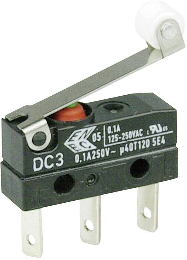 ZF Mikroschalter 250 V/AC 0.1 A 1 x Ein/(Ein) Cherry Switches DC3C-L1RC IP67 tastend 1 St.