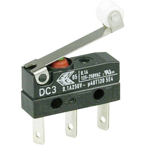 ZF DC3C-L1RC Mikroschalter DC3C-L1RC 250 V/AC 0.1 A 1 x Ein/(Ein) IP67 tastend 1 St.