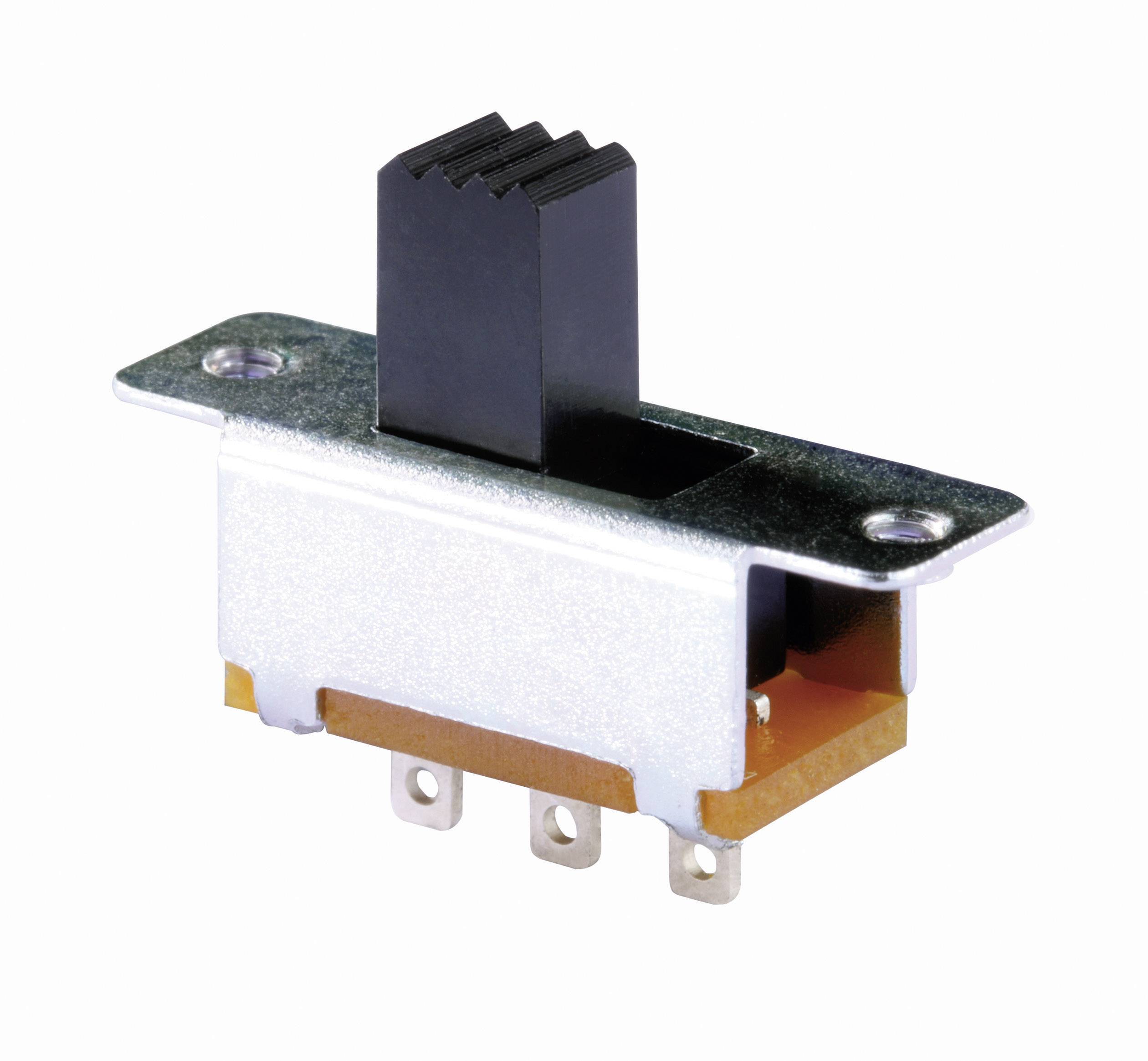 Knitter-Switch MFS 131D MFS 131D Schuifschakelaar 30 V/DC 0.35 A 1x aan/aan 1 stuk(s) afbeelding