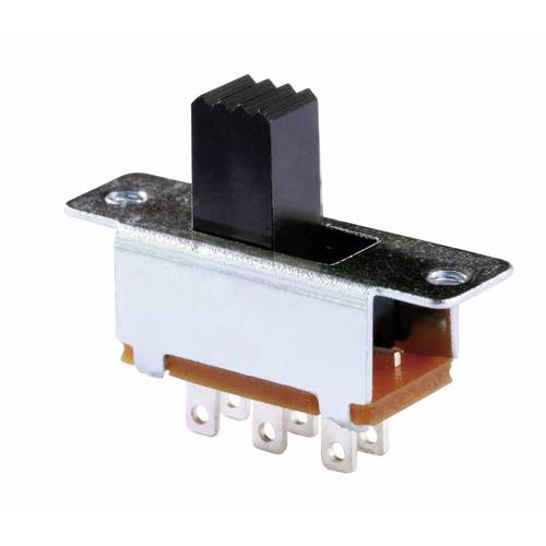 Knitter-Switch MFS 201N SW MFS 201N SW Schiebeschalter 30 V/DC 0.35 A 2 x Ein/Ein 1 St.