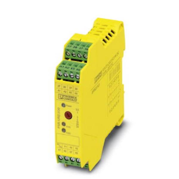 Sicherheitsrelais PSR-SCP- 24DC/URD3/4X1/2X2 Phoenix Contact Betriebsspannung: 24 V/DC 4 Schließer, 1 Öffner (B x H x T) 22.5 x 99 x 114.5 mm Mit Rückmeldestrompfad 1 St.
