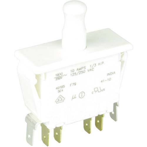 Thumbnail - ZF F79-66A F79-66A Drucktaster 250 V/AC 10 A 2 x Ein/(Ein) tastend 1 St.