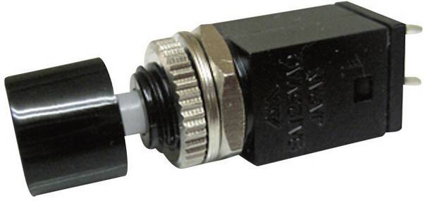 Miyama 706027 DS-410, BK Drucktaster 125 V/AC 3 A 1 x Aus/(Ein) tastend  (L x B x H) 10 x 10 x 36.9 mm  1 St.
