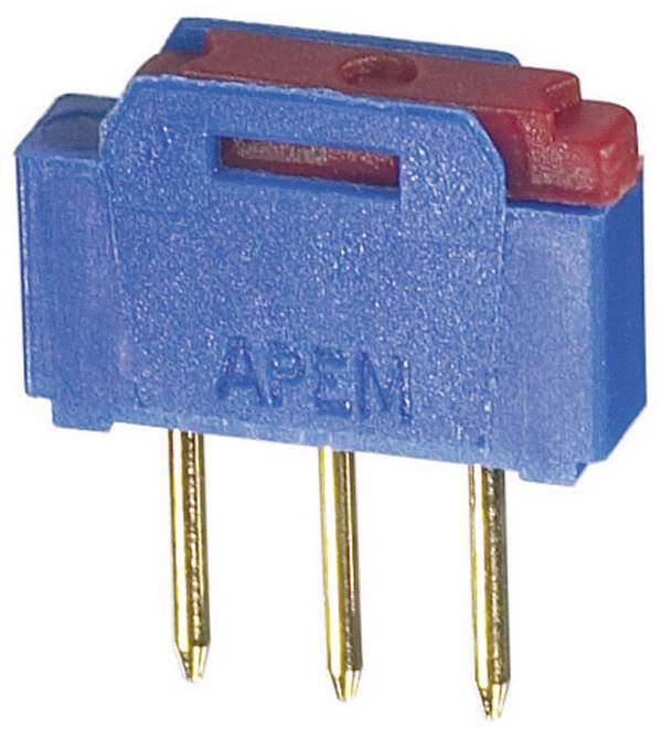 APEM NK236 NK236 Schiebeschalter 12 V/AC 0.5 A 1 x Ein/Ein 1 St.