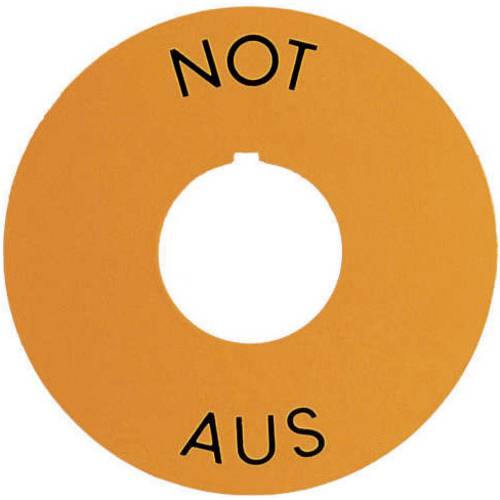 RAFI 5.76 204.101.0400 5.76.204.101/0400 Bezeichnungsschild (Ø) 60 mm NOT-AUS 1 St.