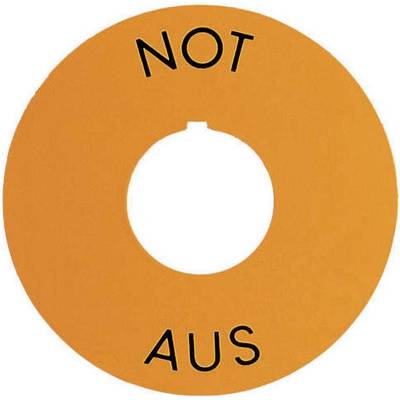 RAFI 5.76 204.101.0400 Bezeichnungsschild (Ø) 60 mm NOT-AUS 1 St.