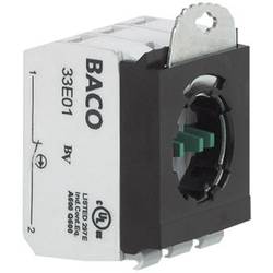 Image of BACO 333E02 Kontaktelement mit Befestigungsadapter 2 Öffner tastend 600 V 1 St.