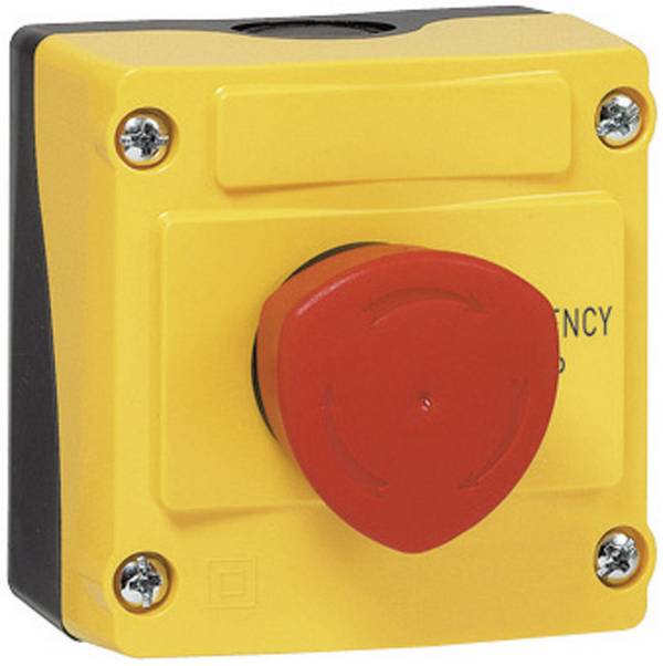 BACO LBX10510 Not-Aus-Taster, Pilztaster im Gehäuse 240 V/AC 2.5 A 1 Öffner IP66 1 St.