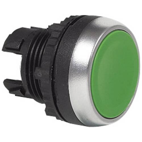 BACO BA223809 L21AA82 Drucktaster Frontring Kunststoff, verchromt Grün 1 St.
