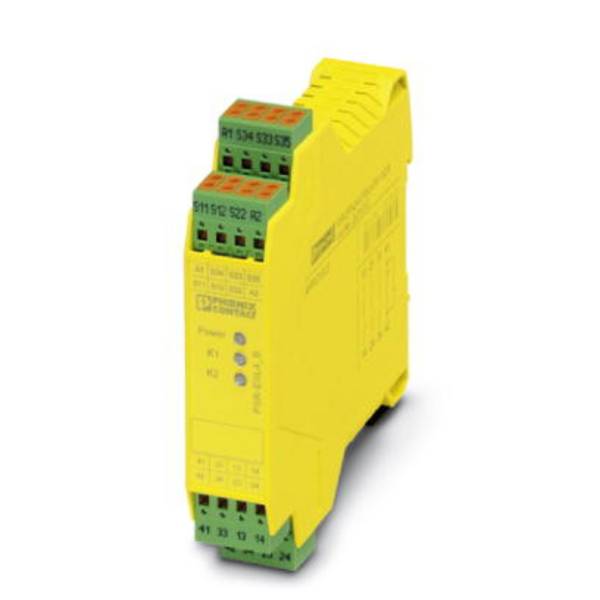 Sicherheitsrelais PSR-SPP- 24UC/ESL4/3X1/1X2/B Phoenix Contact Betriebsspannung: 24 V/DC, 24 V/AC 3 Schließer (B x H x T) 22.5 x 112 x 114.5 mm Mit Meldestrompfad 1 St.