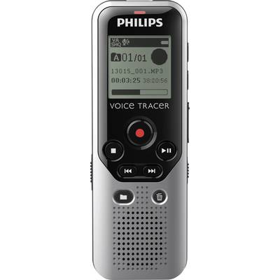Philips DVT1200 Digitales Diktiergerät  Dunkelgrau, Schwarz 