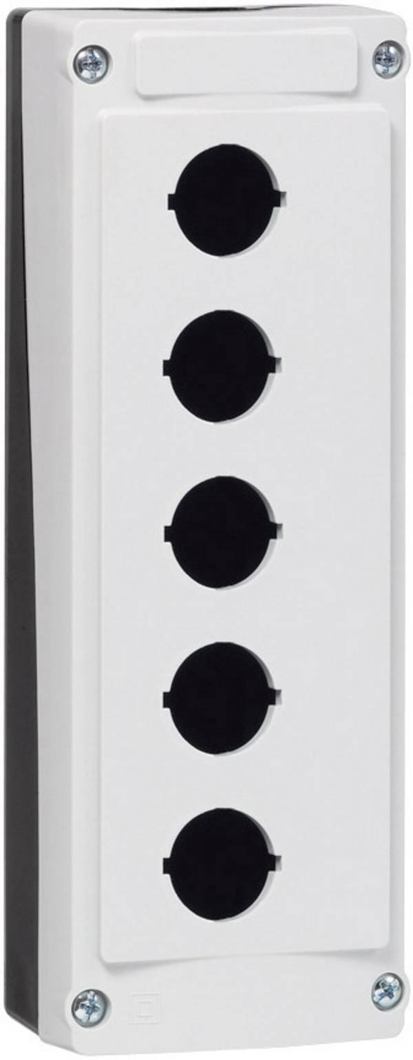 BACO LBX0500 224205 Leergehäuse 5 Einbaustellen (L x B x H) 206 x 74 x 47.9 mm  Grau, Schwarz 1 St.