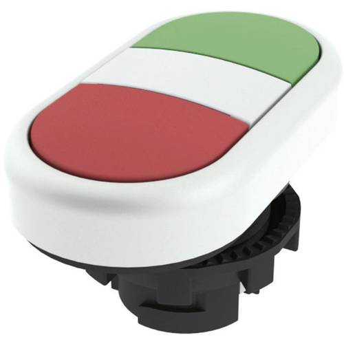 Pizzato Elettrica E21PDRL90423 E21PDRL90423 Doppeldrucktaster Betätiger flach Grün, Rot 1 St.