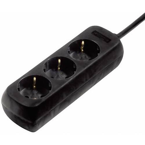 Thumbnail - hama 00108843 Steckdosenleiste 3-fach, 5 m, Schwarz
