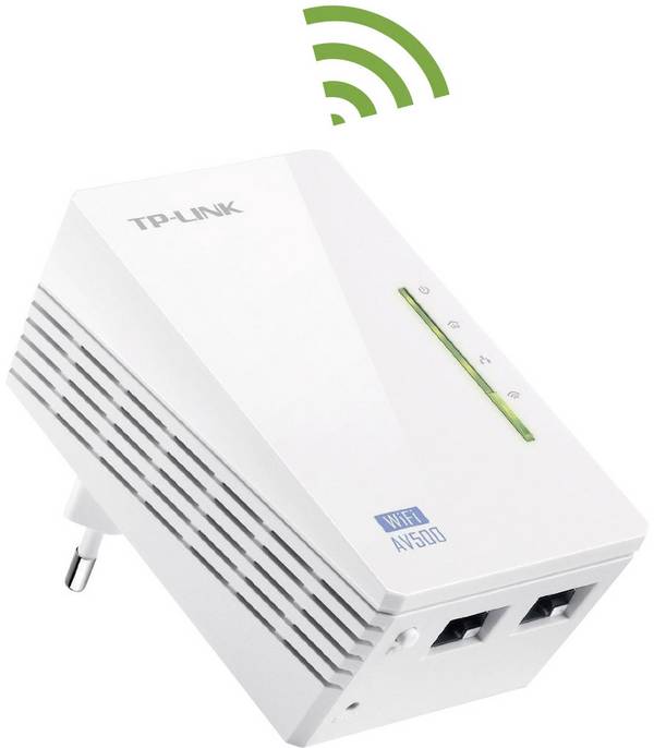 TP-LINK TL-WPA4220 Powerline WLAN Einzel Adapter TL-WPA4220   600 MBit/s