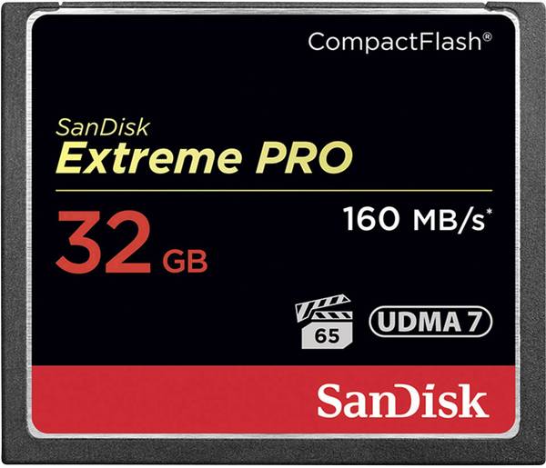 SanDisk Extreme Pro - Flash-Speicherkarte - 32 GB - 1000x/1067x - CompactFlash