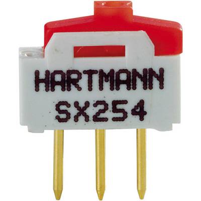 Hartmann SX254 Schiebeschalter 12 V/DC 0.5 A 1 x Ein/Ein  1 St. 
