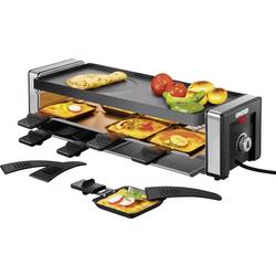 Stolní raclette gril Unold Delice, 48765, 1100 W, černá/stříbrná