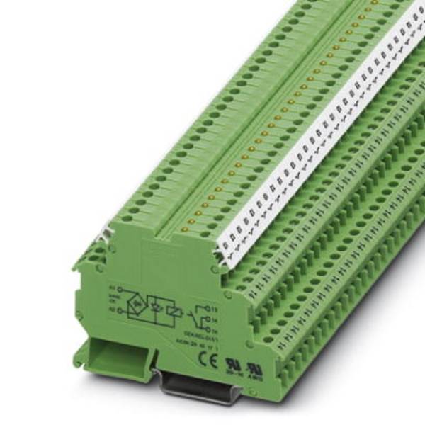 Phoenix Contact DEK-REL- 24/I/1 Relaisklemme Nennspannung: 24 V/DC, 24 V/AC Schaltstrom (max.): 3 A 1 Schließer  10 St.