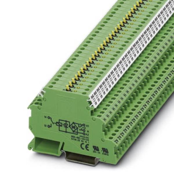 Phoenix Contact DEK-REL- 24/1/S Relaisklemme Nennspannung: 24 V/DC, 24 V/AC Schaltstrom (max.): 3 A 1 Schließer  10 St.