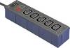 Bulgin PXD306/050/01/1 Kaltgeräte-Adapter Schutzkontakt-Stecker - Kaltgeräte-Buchse C13, Kaltgeräte-Buchse C13, Kaltgeräte-Buchse C13, Kaltgeräte-Buchse C13, Kaltgeräte-Buchse C13 Schwarz 2.00 m 1 St.