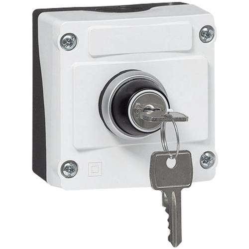 BACO 100516-BK LBX12610 Schlüsselschalter im Gehäuse Schwarz, Grau Schlüsselentriegelung 1 St.