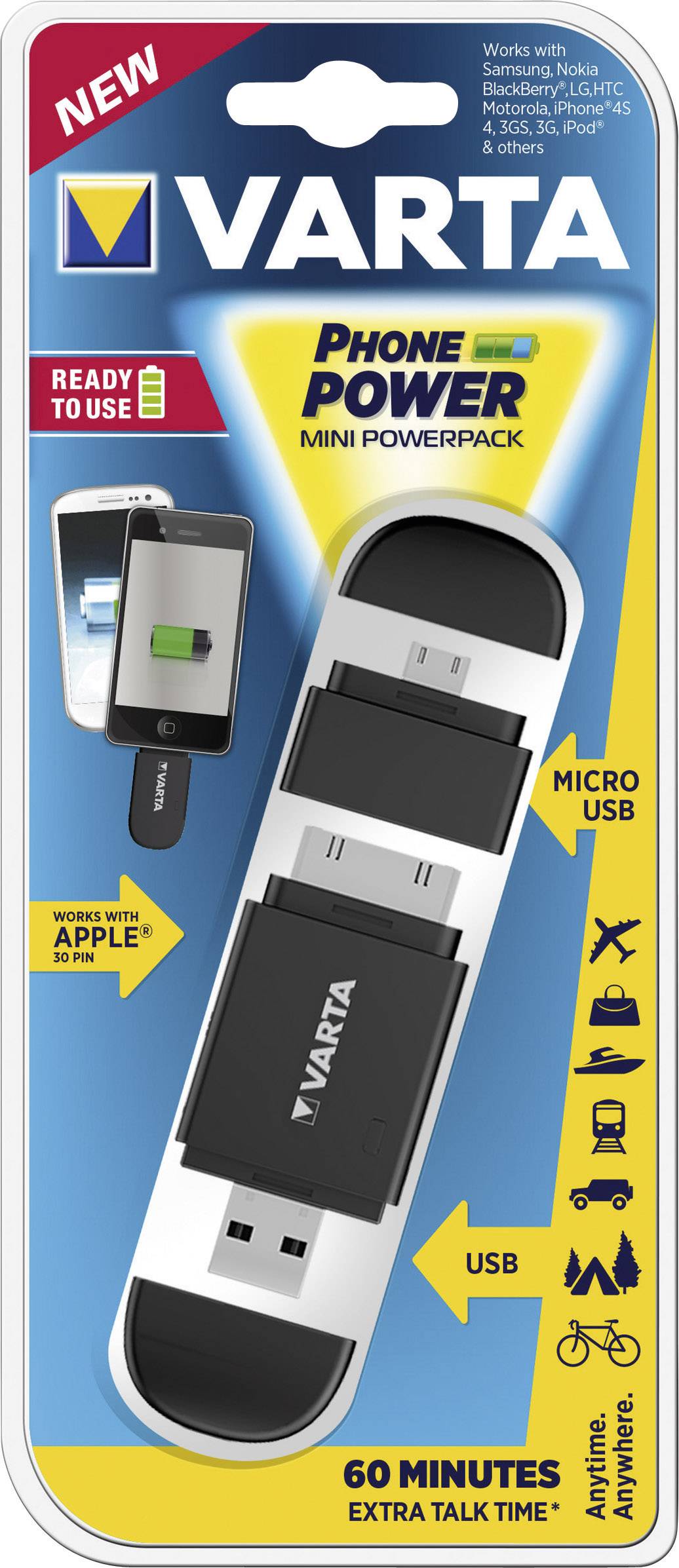 Portable Power Mini Powerpack - Externer Batteriensatz - Li-Ion - 400 mAh (Apple-2