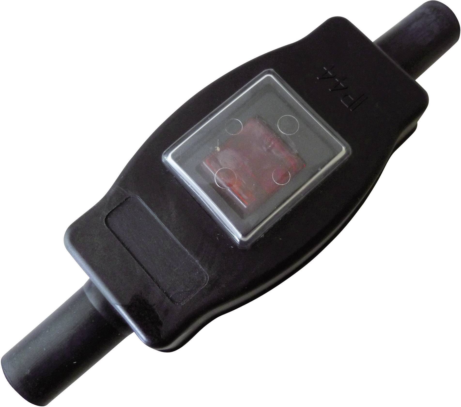interBär 8124-004.01 LED-Schnurdimmer mit Schalter Schwarz 1 x Aus/Ein 