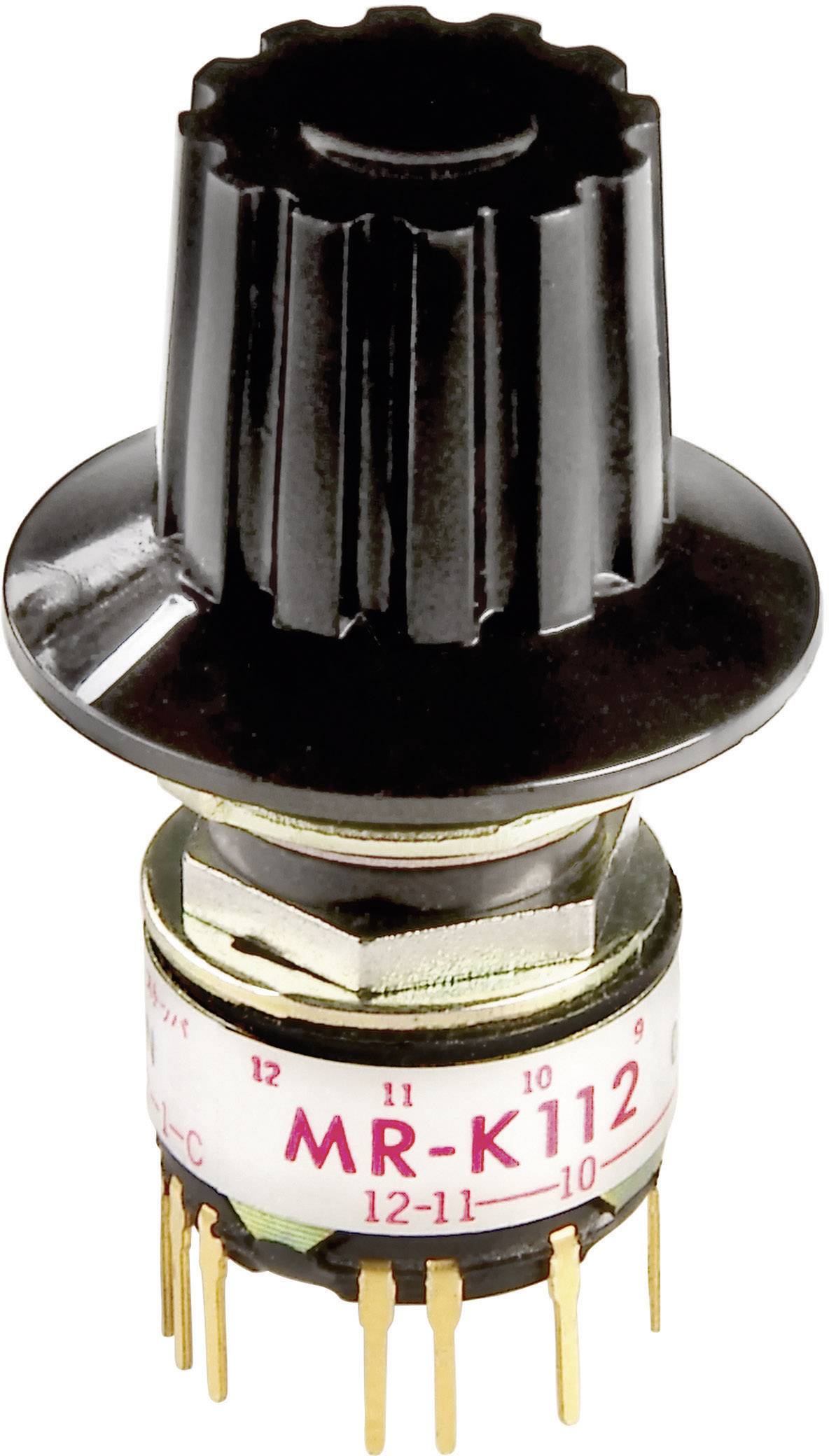 NKK SWITCHES MRK112-A Drehschalter 125 V/AC 0.25 A Schaltpositionen 12 1 x 30 ° 1 St.