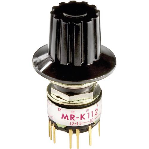 NKK Switches MRK112-A MRK112-A Drehschalter 125 V/AC 0.25 A Schaltpositionen 12 1 x 30 ° 1 St.