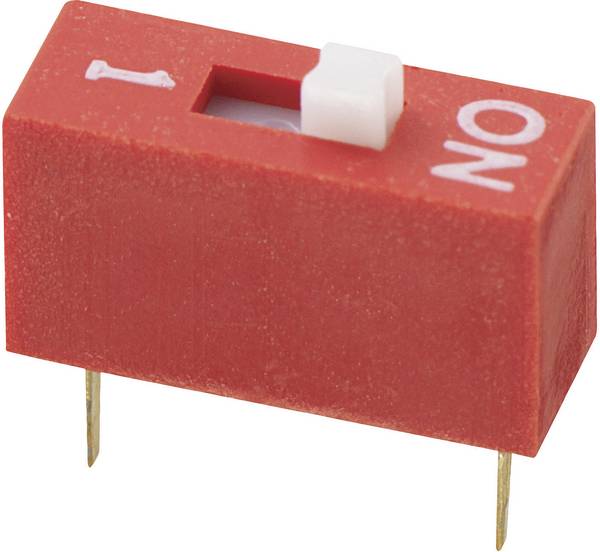 TRU COMPONENTS 709402 DS-01 DIP-Schalter Polzahl 1 Standard 1 St.