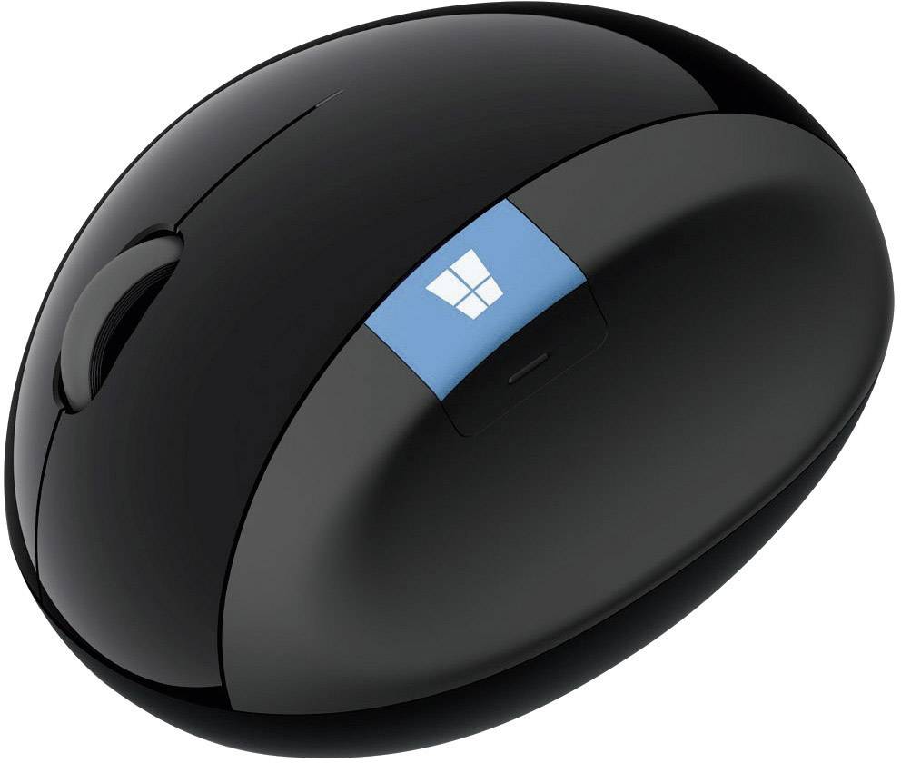 Microsoft Sculpt Ergonomic Mouse Ergonomische Maus Funk Optisch Schwarz 4 Tasten 1000 dpi Ergonomisch-1