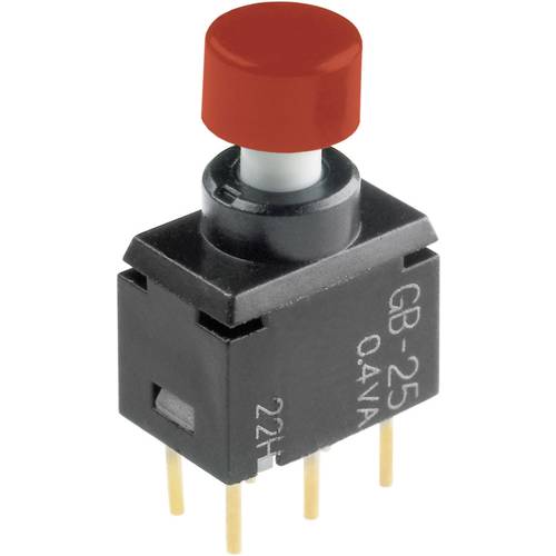 NKK Switches GB25AH GB25AH Drucktaster 28 V DC/AC 0.1 A 2 x Ein/(Ein) tastend 1 St.