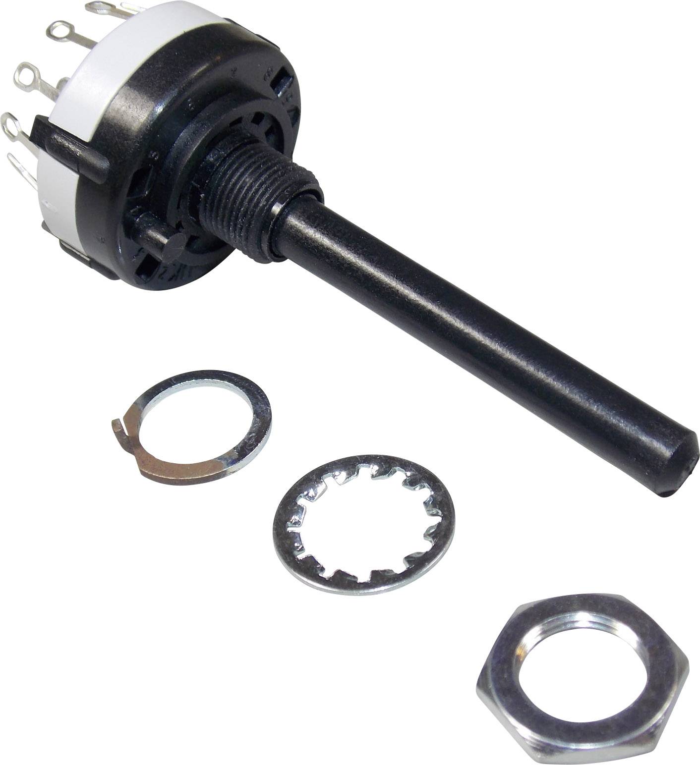 Drehschalter 3 Stellungen löt 1 A 250 Vac/dc 4 polig-1