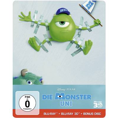 blu-ray 3D Die Monster Uni (Steelbook inkl. 2D Blu-ray & Bonusdisc) - Limited Edition FSK: 6