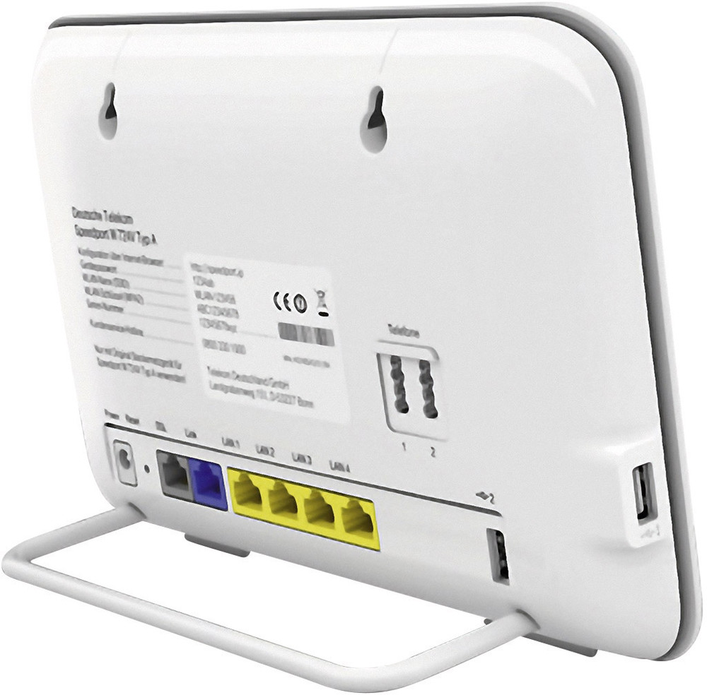 Telekom Speedport W724V + 1x Telekom Speedphone 50 titan WLAN Router mit Modem 2.4 GHz, 5 GHz 1.