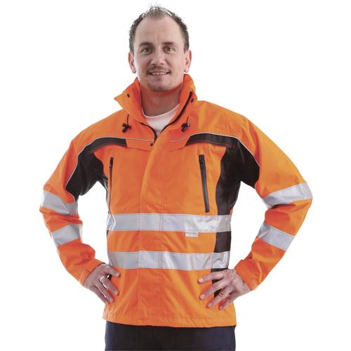 Leipold Doehle 40899-M Warnjacke Tambora leuchtorange/schwarz Kleider-Größe: M EN ISO 20471:2013, Klasse 3; EN 343:2003+...