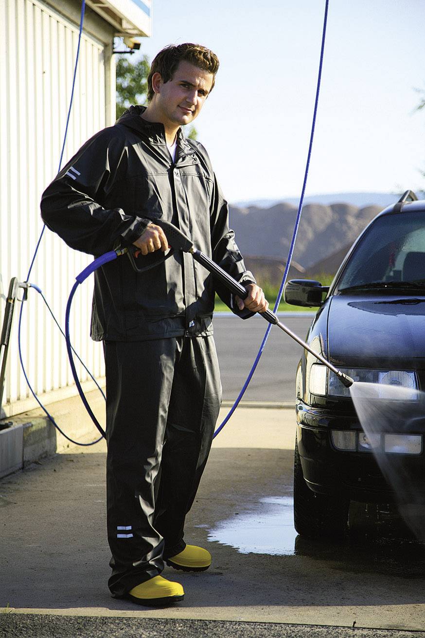 Leipold Doehle RainPlus Regnjacka och regnbyxa L Svart