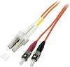EFB Elektronik O0371.2 Glasfaser LWL Anschlusskabel 2.00 m Orange [1x LC-Stecker - 1x ST-Stecker] 62,5/125 µ Multimode OM1