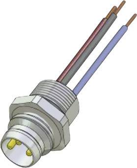 CONEC M8 Sensor-/Aktor-Einbausteckverbinder Pole: 4 SAL-8-FS4-0,2 Conec Inhalt: 1 St.