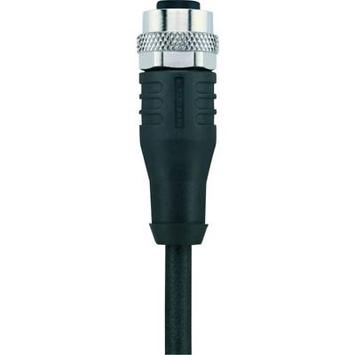 Escha 8046230 Sensor-/Aktor-Steckverbinder, konfektioniert M12 Buchse, gerade 5.00 m Polzahl: 4 1 St. 